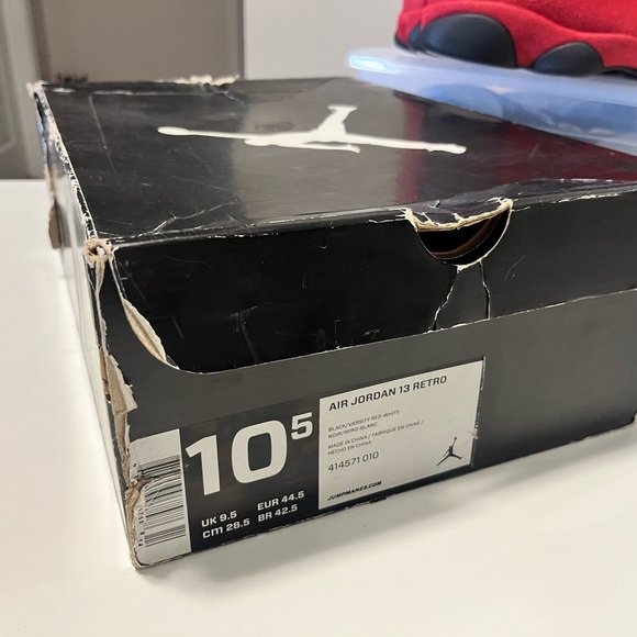 Air Jordan 13 retro bred 🍞 xiii size 10.5 🏀 - Picture 8 of 8